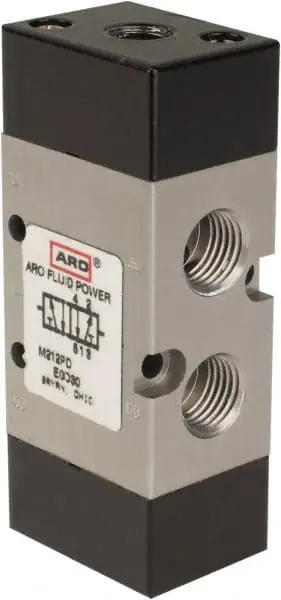 Next Day Delivery Ingersoll Rand Aro M212PS 4-Way 2 Position 1/4Innpt Pilot/Spring