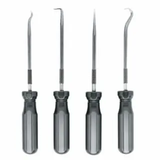 Top Rated Ullman PSP-4 4 Piece Hook & Pick Setw/ Screwdriver Type Hand