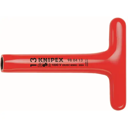 Knipex 98 04 13 T-Socket Wrench-1000V Insulated 13 mm, 8" Nominal Length Hot Deal