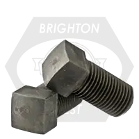 1"-14 x 2" Square Head Set Screws, Cup Point, Plain Finish, Fine (UNS), Case Hardened, Qty 10 Order Now