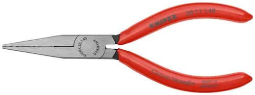 Price Drop Knipex 30 11 140 Long Nose Pliers-Flat Tips, 5 1/2" Nominal Length