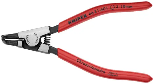 Sale Knipex 46 21 A01 SBA External 90° Angled Snap Ring Pliers-Forged Tips, 5" Nominal Length