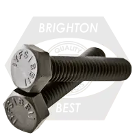 1/2"-13 x 4 1/2" Hex Tap Bolts, Grade 5, Plain Finish, Full Thread, Medium Carbon Steel, Qty 10 Trusted Brand