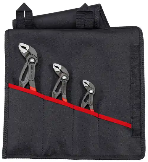 Authentic Knipex 00 19 55 S8 3 Pc Cobra Set in Tool Roll