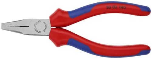 Discount Knipex 20 02 140 Flat Nose Pliers, 5 1/2" Nominal Length