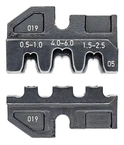 Sale Knipex 97 49 05 Crimping Die For Non-Insulated Open Plug-Type Connectors (Plug Width 4.8 and 6.3 mm), N/A Nominal Length