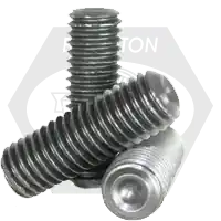 Markdown M12-1.75 x 65 mm Socket Set Screws, Cup Point, Grade 45H, Thermal Black Oxide, Coarse (UNC), ISO 4029 / DIN 916, Qty 50