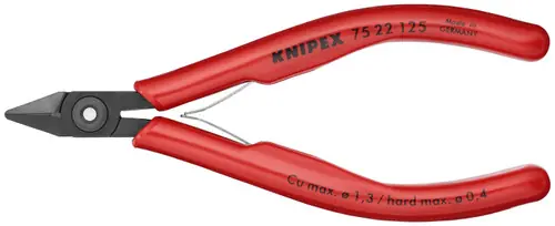Knipex 75 22 125 Electronics Diagonal Cutters, 5" Nominal Length Time-Limited