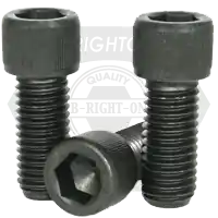 While Supplies Last 8-32 x 7/8" Socket Head Cap Screws, 1936 Series, Thermal Black Oxide, Full Thread, Coarse (UNC), Alloy Steel, Qty 100