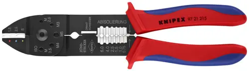 Affordable Knipex 97 21 215 SB Crimping Pliers, 8 1/2" Nominal Length