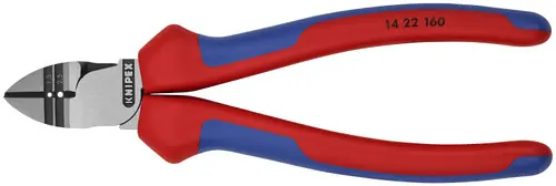 Knipex 14 22 160 Diagonal Cutting Pliers with Stripper, 6 1/4" Nominal Length Place Order