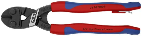 Knipex 71 02 200 T BKA CoBolt High Leverage Compact Bolt Cutters-Tethered Attachment, 8" Nominal Length Big Sale