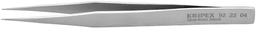 Same Day Shipping Knipex 92 22 04 Stainless Steel Gripping Tweezers-Pointed Tips, 5 1/4" Nominal Length