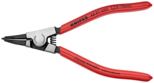 Knipex 46 31 A02 SBA External 45° Angled Snap Ring Pliers-Forged Tips, 5 1/4" Nominal Length Best Choice