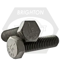 Authentic 3/4"-16 x 3" Hex Cap Screws, Grade 5, Plain Finish, Partial Thread, Fine (UNF), Medium Carbon Steel, Made in USA, Qty 25