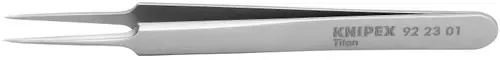 Knipex 92 23 01 Titanium Gripping Tweezers-Needle-Point Tips, 4 1/2" Nominal Length Certified