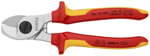 Knipex Cable Shears-1000V Insulated 9516165 Time-Limited