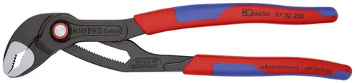 Knipex 87 22 250 Cobra QuickSet Water Pump Pliers, 10" Nominal Length Seasonal Sale