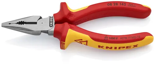 Knipex 08 28 145 SBA Needle-Nose Combination Pliers-1000V Insulated, 5 3/4" Nominal Length Holiday Sale
