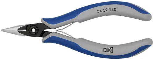 Knipex 34 52 130 Electronics Pliers-Half Round Tips, Cross-Hatched, 5 1/4" Nominal Length New Arrival