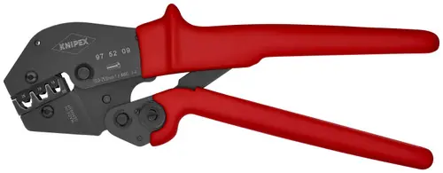 Hot Deal Knipex 97 52 09 Crimping Pliers For Insulated and Non-Insulated Wire Ferrules, 10" Nominal Length