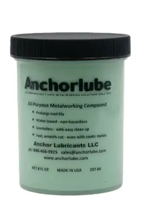 Anchorlube Water Based Cutting Fluid, Metalworking Compound, 8 oz Screw Top Jar, 3011 Best Price
