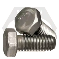 3/8"-24 x 6" Hex Cap Screws, Grade 2, Plain Finish, Partial Thread, Qty 10 Flash Sale