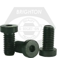 Factory Price 3/8"-16 x 2" Low Head Socket Cap Screws, Thermal Black Oxide, Partial Thread, Coarse (UNC), Alloy Steel, Qty 100