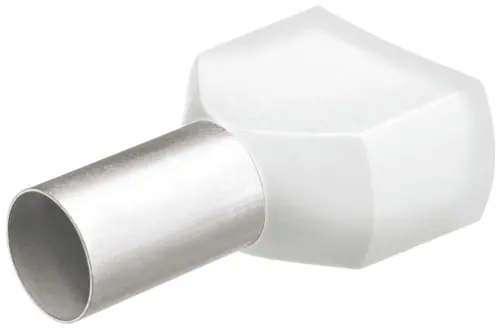 Popular Knipex 97 99 370 20 AWG (0.5 mm²) Twin Wire End Ferrule With Collar, N/A Nominal Length