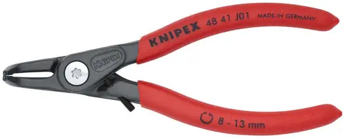 Knipex 48 41 J01 Internal 90° Angled Precision Snap Ring Pliers-Limiter, 5 1/4" Nominal Length In Demand