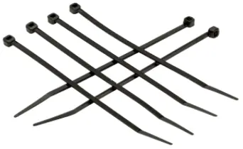 6" 40 Lb(0.13"W, 0.05"T) Proferred Nylon 66 Natural Cable Ties, Qty 500 Popular