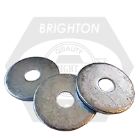 Low Price 5/8" x 2 1/2" x 1/4" Round Plate Washers (Dock), Hot-Dipped Galvanized HDG, Qty 150