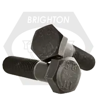 Buy Today M20-1.50 x 130 mm Hex Cap Screws, Metric Class 8.8, Plain Finish, Partial Thread, Extra Fine, Medium Carbon Steel, DIN 960, Qty 10