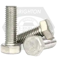 Factory Price M24-3.00 x 210 mm Hex Cap Screws, 18-8 Stainless Steel A2, Partial Thread, Coarse (UNC), Qty 5