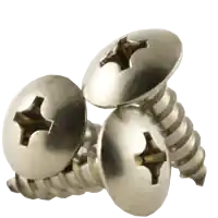 Cheap 10-12 x 4" Self-Tapping Screws, Phillips Truss Head, Type A, 18-8 Stainless Steel A2, Full Thread, Qty 200