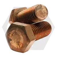 Save Now 3/8"-16 x 7/8" Hex Cap Screws, Silicon Bronze, Full Thread, TFL 651, Made in USA, Qty 100