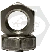 Budget M8-1.25 Hex Jam Nuts, Metric Class 04, Plain Finish, Coarse (UNC), DIN 439B, Qty 250