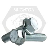 M10-1.25 x 25 mm Flange Screws, Non-Serrated, Hex Head, Metric Class 10.9, Zinc Cr+3, Full Thread, Fine (UNF), DIN 6921, Qty 600 Price Cut