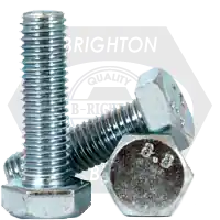 Special Offer M3-0.50 x 30 mm Hex Cap Screws, Metric Class 8.8, Zinc Cr+3, Full Thread, Coarse (UNC), Medium Carbon Steel, DIN 933 / ISO4017, Qty 200