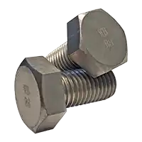 Flash Sale 1 1/8"-7 x 3 1/10" 304 Stainless Steel B8 Heavy Hex Head Cap Screw, ASTM A193 Class 1, Fully Threaded, Qty 10