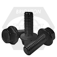 M10-1.50 x 20 mm Hex Flange Bolts, Non-Serrated, Metric Class 10.9, Plain Finish, Full Thread, Coarse (UNC), DIN 6921, Qty 100 Special Discount