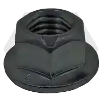 Discount M20-2.50 Hex Flange Top Lock Nuts, Metric Class 10, Plain Finish, Coarse (UNC), DIN 6927/DIN EN 1664, Qty 25