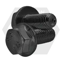 Fresh Stock M10-1.50 x 16 mm Hex Flange Bolts, Non-Serrated, Metric Class 8.8, Plain Finish, Full Thread, Coarse (UNC), DIN 6921, Qty 100