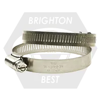 12 (11/16"-1-1/4") (17mm-32mm) 316 Stainless Steel Housing, Band, And Screw (Worm-Gear), Qty 100 Same Day Shipping