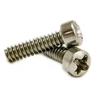 2-56 x 1/2" Machine Screws, Phillips Fillister Head, 18-8 Stainless Steel A2, Full Thread, Qty 1000 Fresh Stock