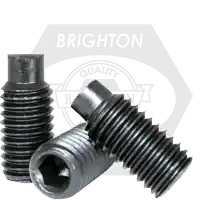 Top Rated M5-0.80 x 5 mm Socket Set Screws, Dog Point, Metric Class 45H, Black Oxide, Coarse (UNC), Alloy Steel, ISO 4028 / DIN 915, Qty 100