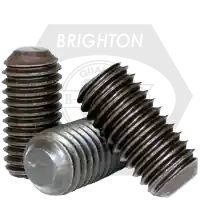 M16-2.00 x 60 mm Socket Set Screws, Flat Point, Metric Class 45H, Black Oxide, Coarse (UNC), Alloy Steel, ISO 4026 / DIN 913, Qty 25 Don't Miss Out