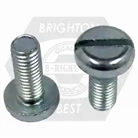 M3-0.50 x 16 mm Machine Screws, Slotted Pan Head, Metric Class 4.8, Zinc Cr+3, DIN 85, Qty 17500 Fan Favorite