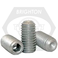 Premium 5/16"-18 x 1 1/2" Socket Set Screws, Cup Point, Zinc-Bake Cr+3, Coarse (UNC), Alloy Steel, Qty 100