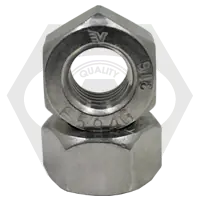 Reduced Price 1 1/2"-6 Heavy Hex Nuts, 316 Stainless Steel, Coarse (UNC), Qty 5